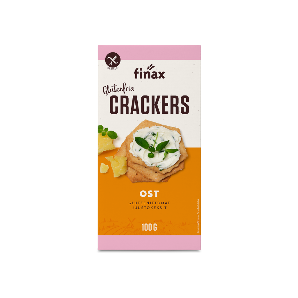 Finax Crackers Ost Glutenfri 100g