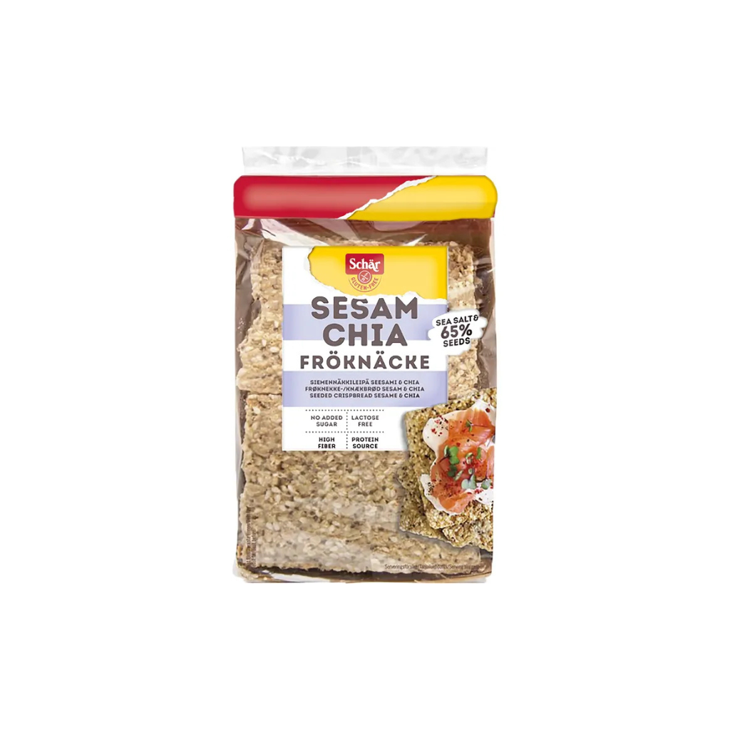 Schär Fröknäcke Sesam & Chia Glutenfri 170g