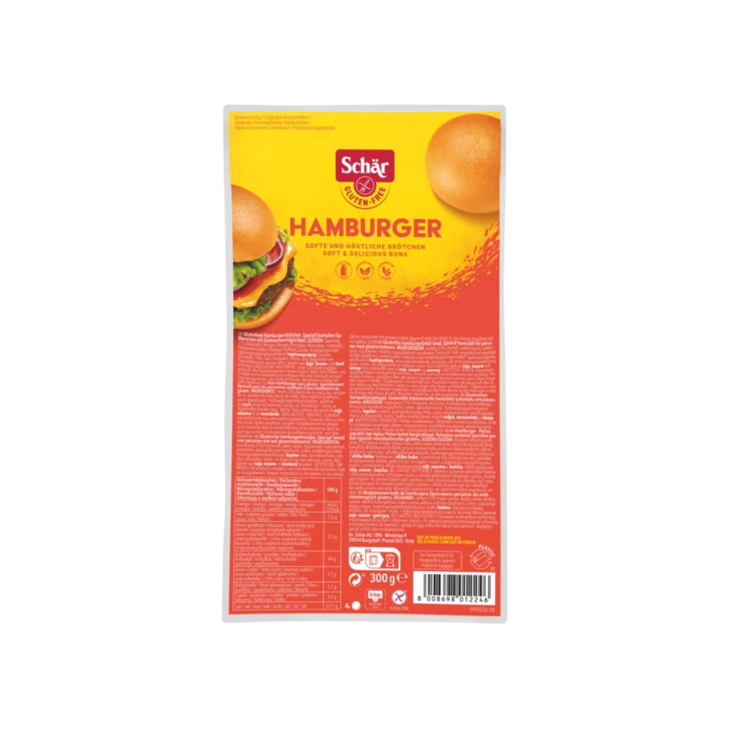 Schär Hamburgerbröd Glutenfri 300g