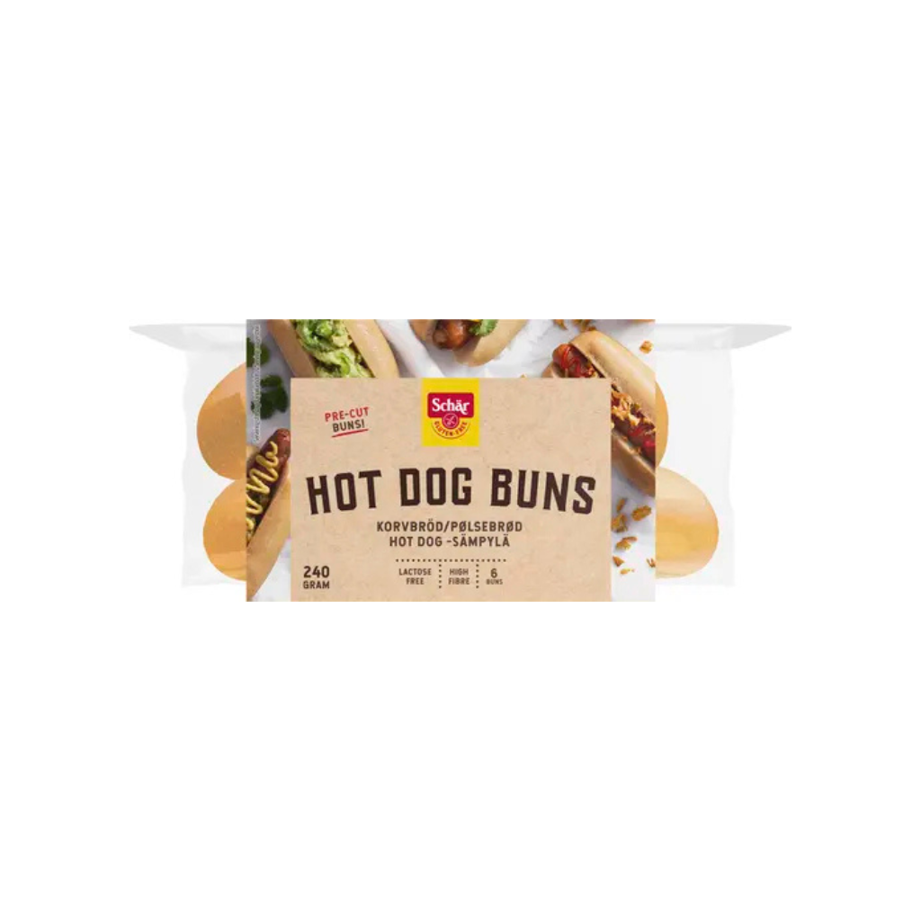 Schär Hot dog Buns 6-pack Glutenfri 240g