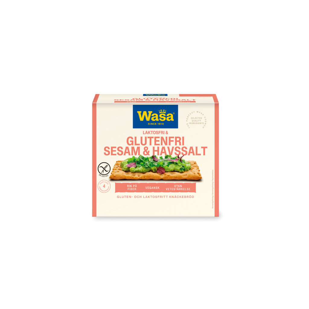 Wasa Knäckebröd Sesam & Havssalt Glutenfri 240g