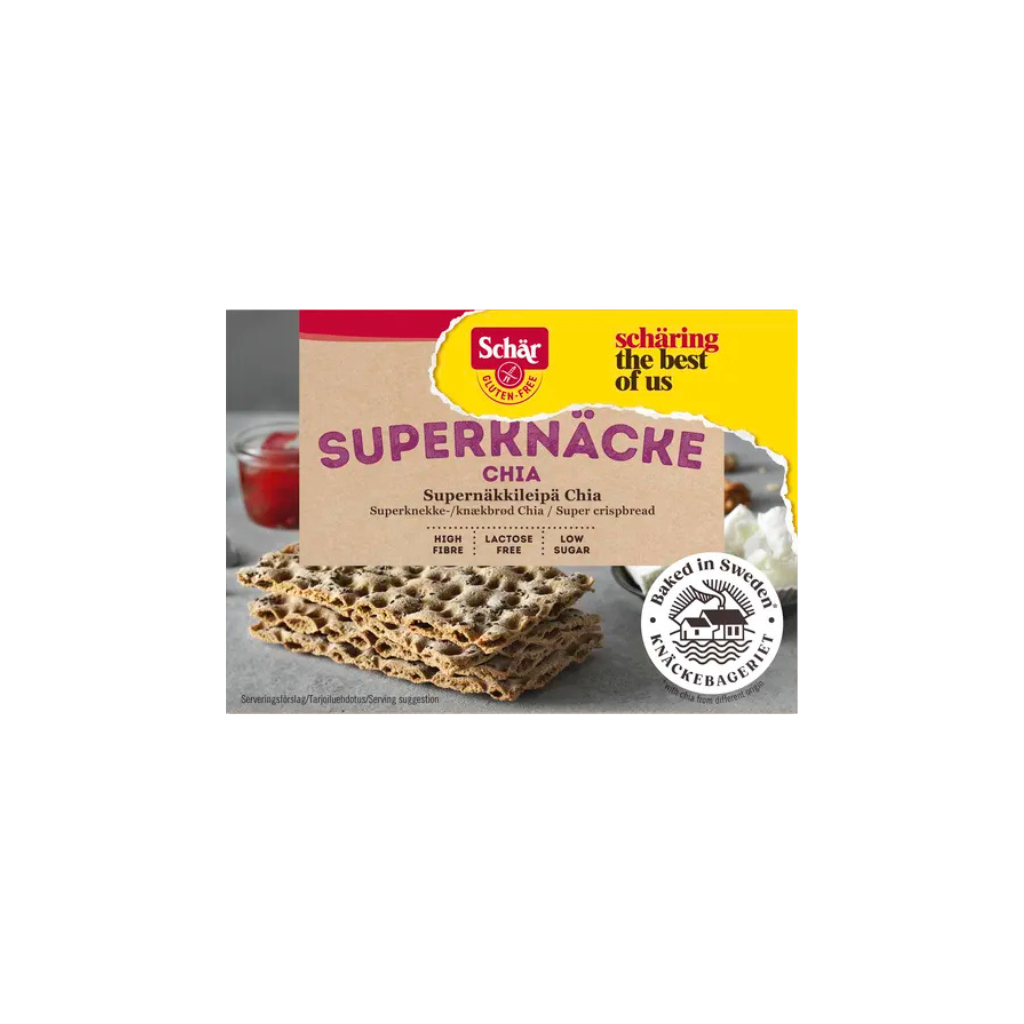 Schär Superknäcke Chia Glutenfri 140g